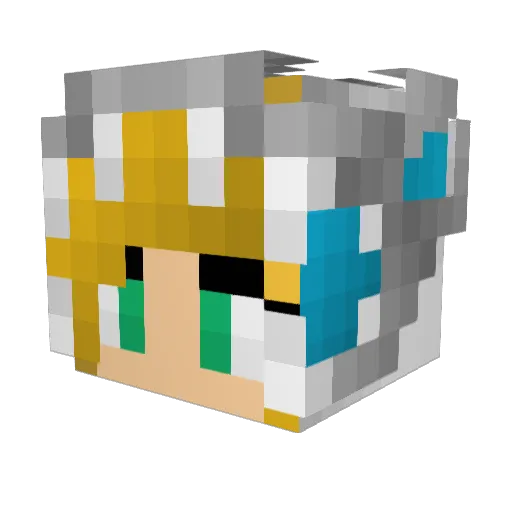 kestrel05 Minecraft avatar head, 3D render