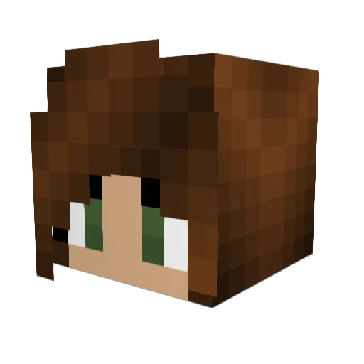 kesullivan Minecraft avatar head, 3D render