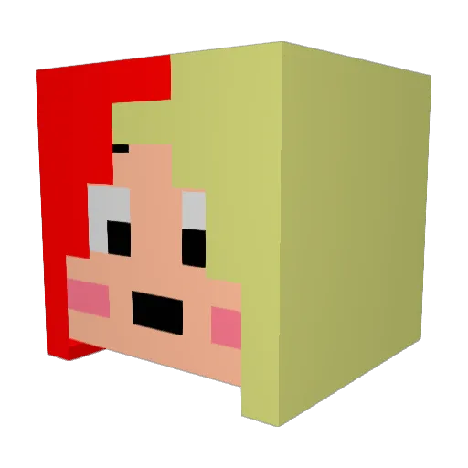 ketchupmayo25 Minecraft avatar head, 3D render