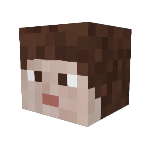 ketoryhmaksi Minecraft avatar head, 3D render