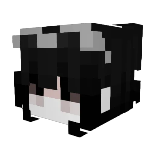 ketre Minecraft avatar head, 3D render