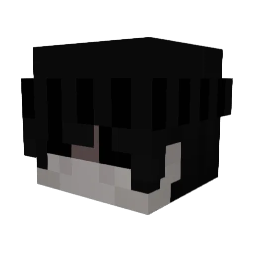 ketsu01 Minecraft avatar head, 3D render