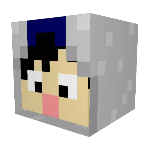 kett97 Minecraft avatar head, 3D render