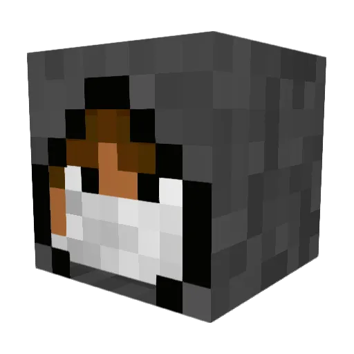 kettbo Minecraft avatar head, 3D render