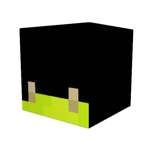kettykitkat Minecraft avatar head, 3D render