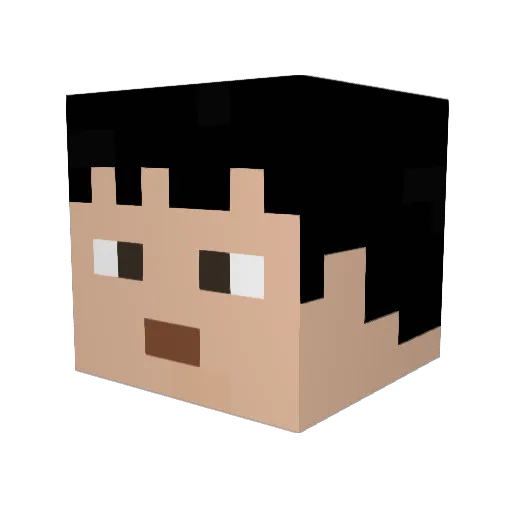 keule89 Minecraft avatar head, 3D render