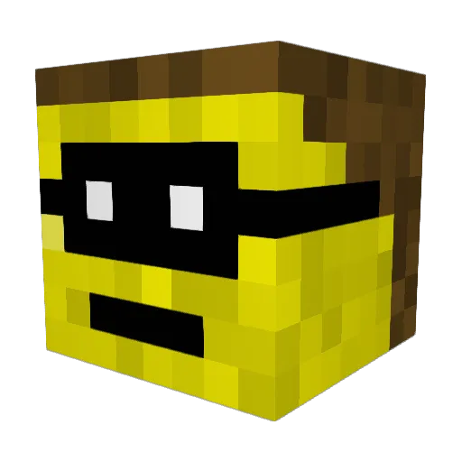 keuzpon Minecraft avatar head, 3D render