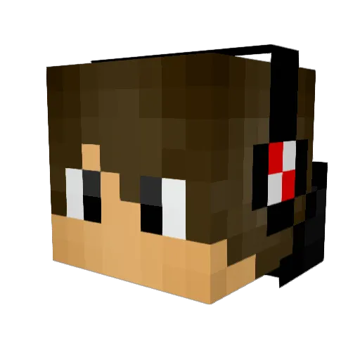 kev0072 Minecraft avatar head, 3D render