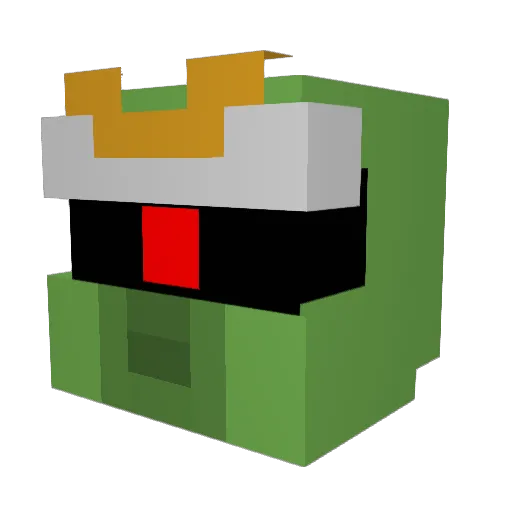 kev19001 Minecraft avatar head, 3D render