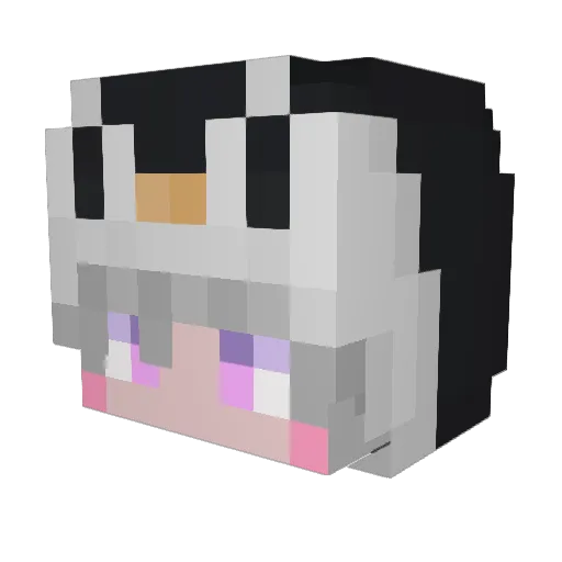 kev1n886 Minecraft avatar head, 3D render