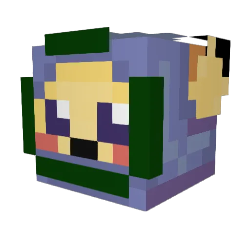 kevbones3 Minecraft avatar head, 3D render