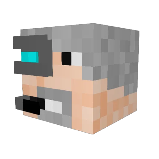 kevbot30001 Minecraft avatar head, 3D render