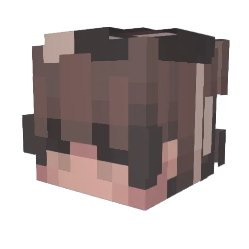 kevced08 Minecraft avatar head, 3D render