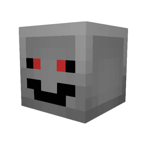 kevdah Minecraft avatar head, 3D render