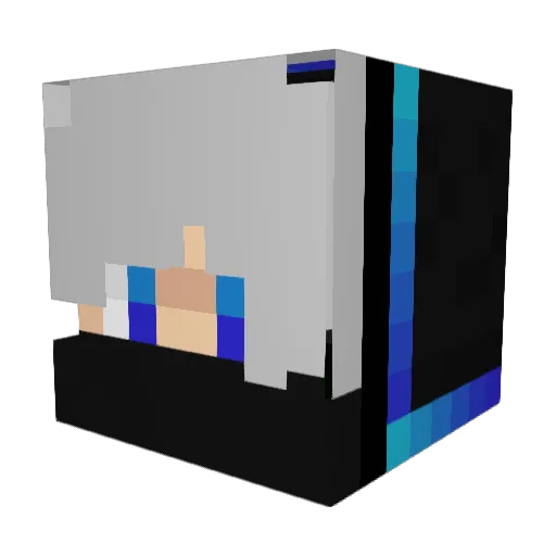 kevdeskill Minecraft avatar head, 3D render