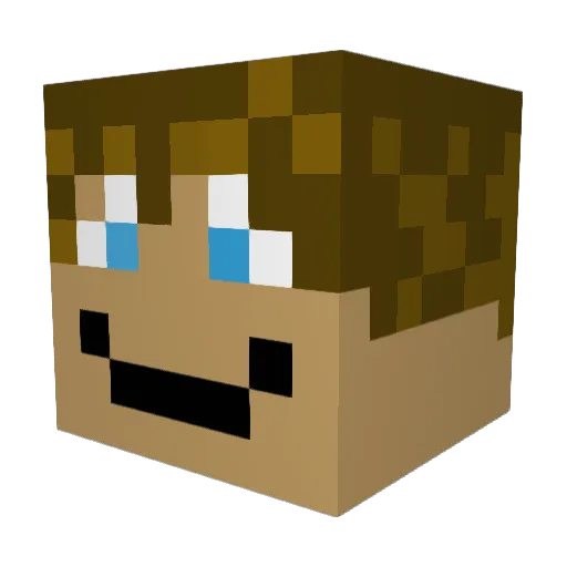 keve69 Minecraft avatar head, 3D render