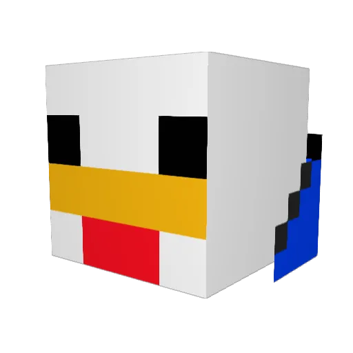 kever123456789 Minecraft avatar head, 3D render