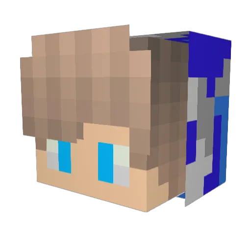 kevi1893 Minecraft avatar head, 3D render