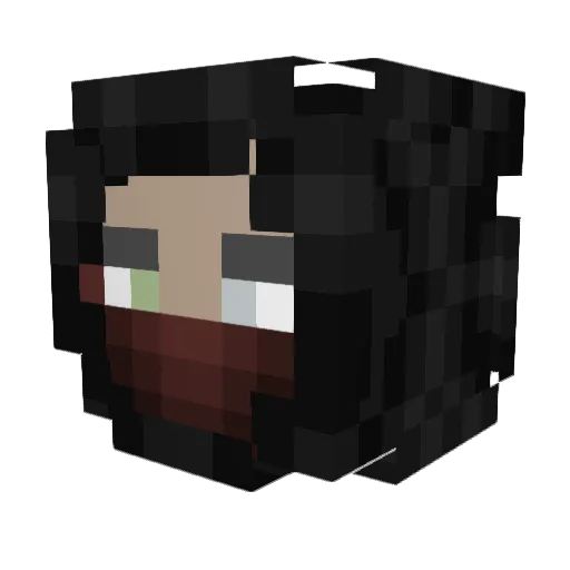 kevian99 Minecraft avatar head, 3D render