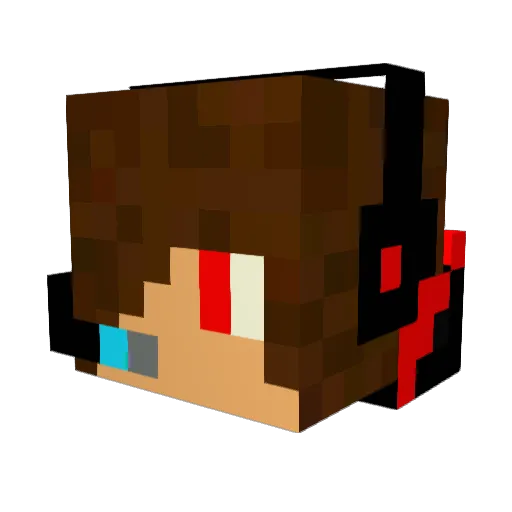 kevin123 Minecraft avatar head, 3D render