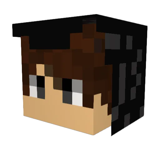 kevin8412 Minecraft avatar head, 3D render