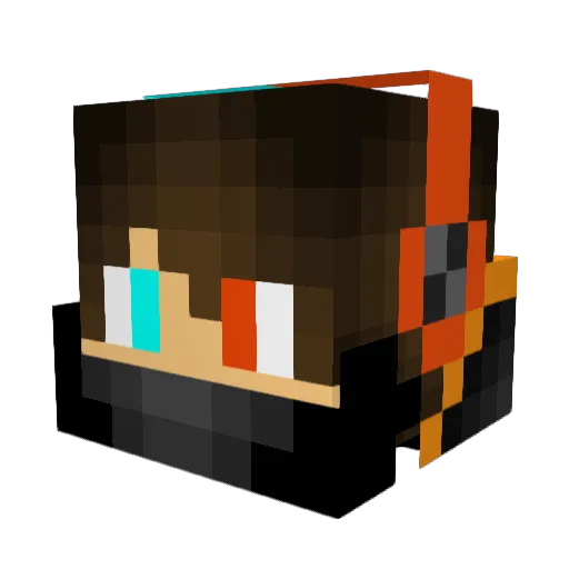 kevin_Zuo Minecraft avatar head, 3D render
