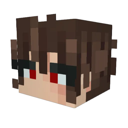 kevindonovan Minecraft avatar head, 3D render