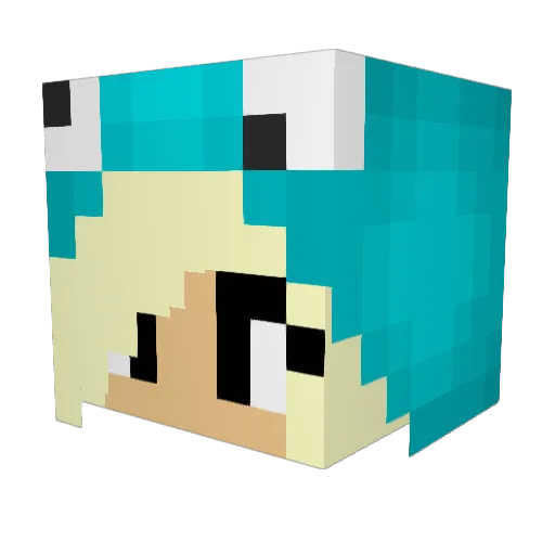 kevindurrant33 Minecraft avatar head, 3D render