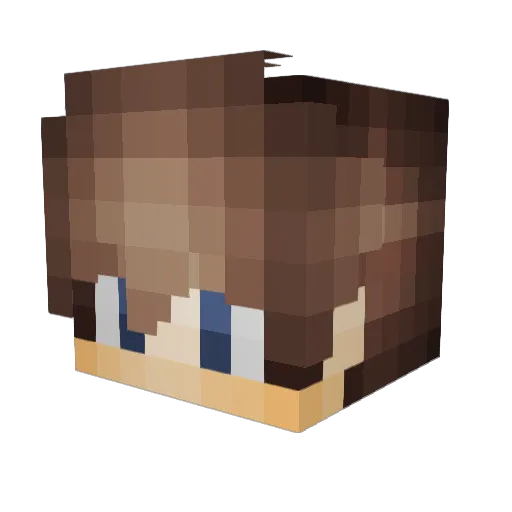 kevinesmith Minecraft avatar head, 3D render