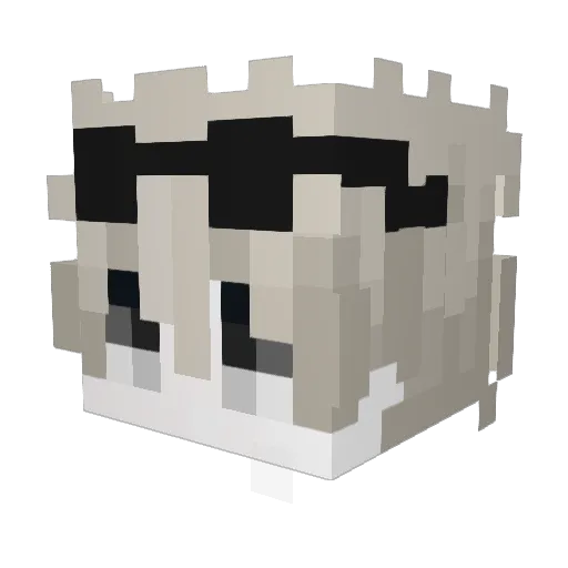 kevingkw Minecraft avatar head, 3D render