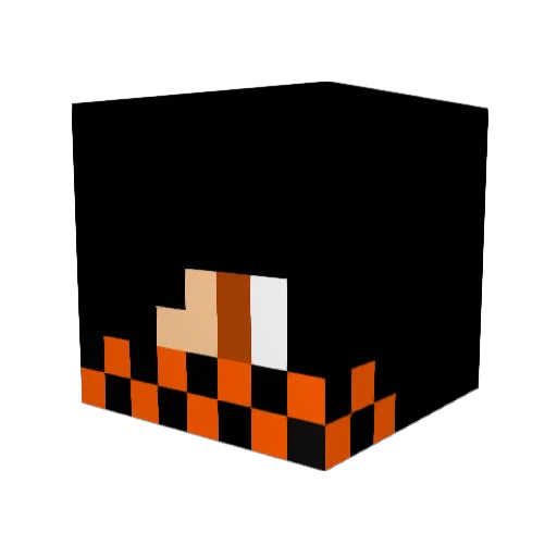 kevinherrmann Minecraft avatar head, 3D render