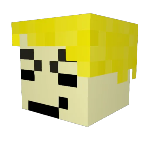 kevinpark223 Minecraft avatar head, 3D render
