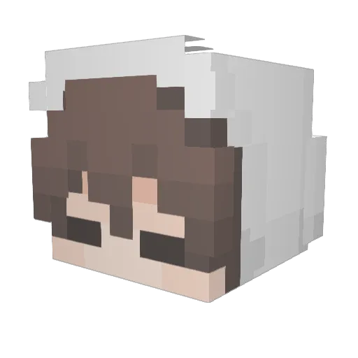kevlar_12345 Minecraft avatar head, 3D render
