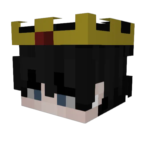 kevleo01 Minecraft avatar head, 3D render