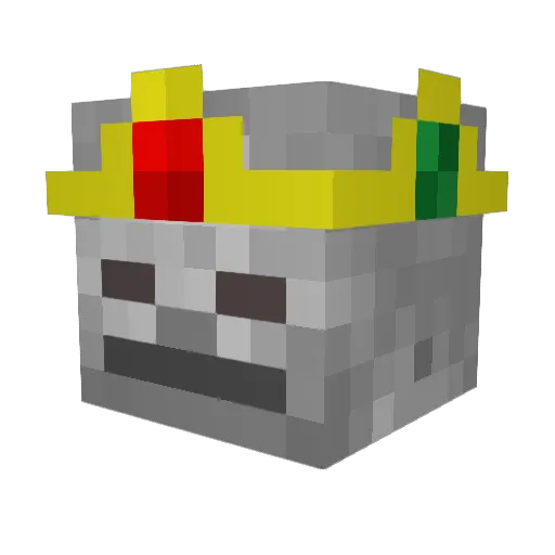 kevmig Minecraft avatar head, 3D render