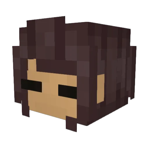 kevoll Minecraft avatar head, 3D render