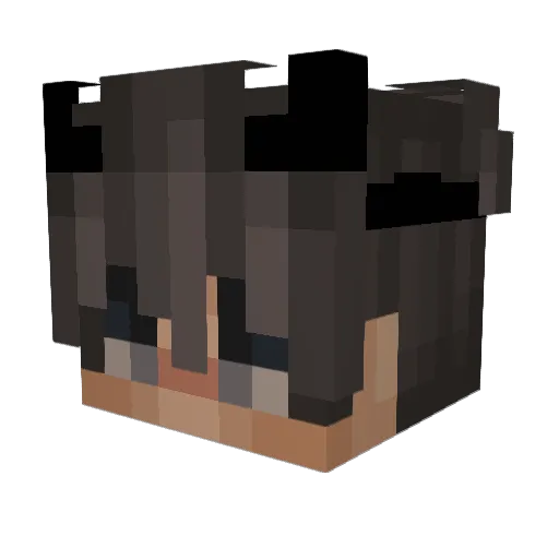 kevstru Minecraft avatar head, 3D render