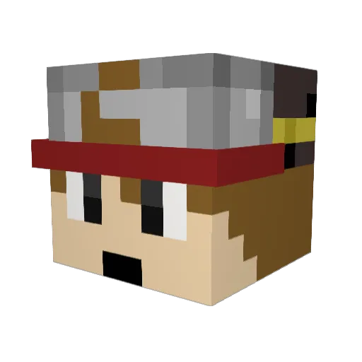 kevwiz99 Minecraft avatar head, 3D render