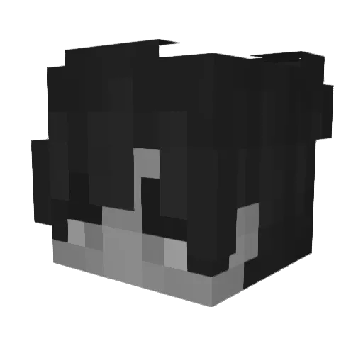 kevxnswae Minecraft avatar head, 3D render