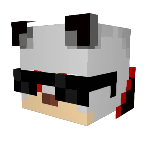 kevxzz Minecraft avatar head, 3D render