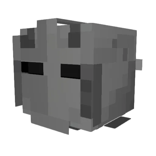 kevz17 Minecraft avatar head, 3D render