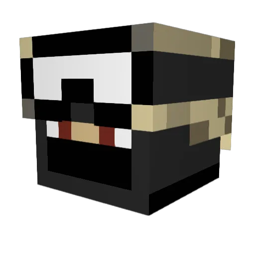 kewee123 Minecraft avatar head, 3D render