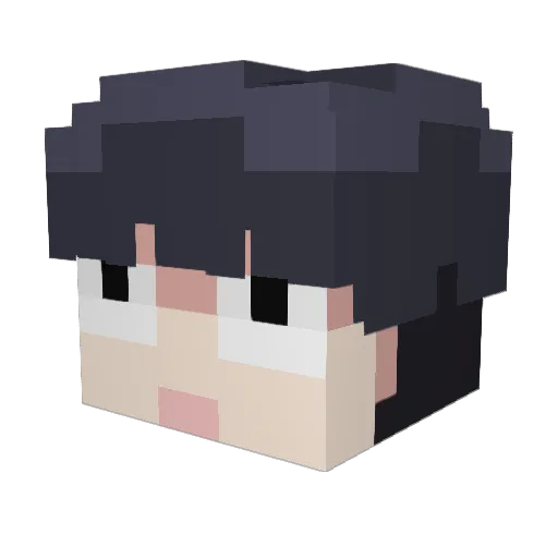 kewen321 Minecraft avatar head, 3D render
