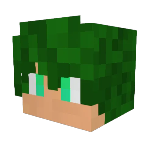kewichamp09 Minecraft avatar head, 3D render