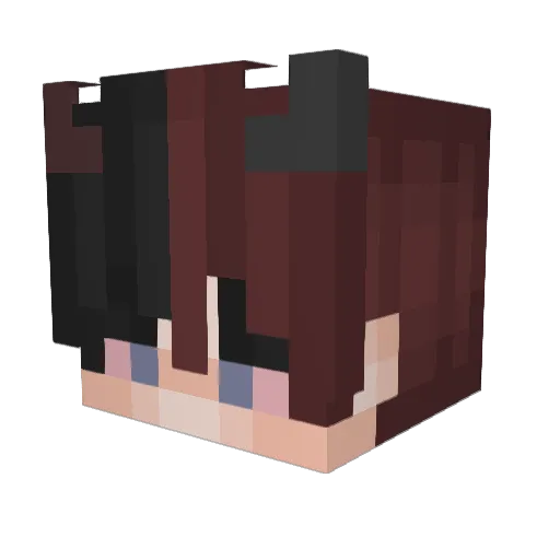 kewp1e_ Minecraft avatar head, 3D render