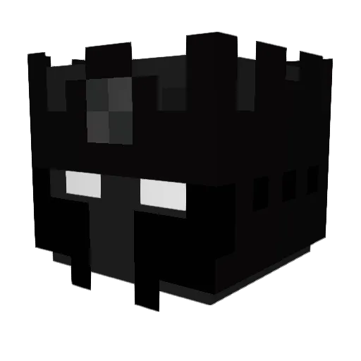 kex123123 Minecraft avatar head, 3D render