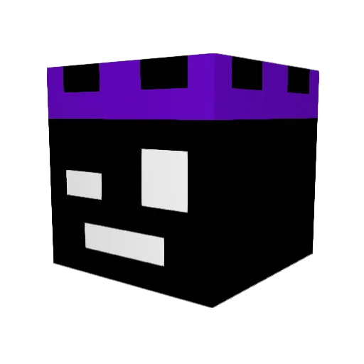 kexnn Minecraft avatar head, 3D render