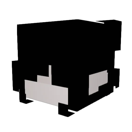 key6lade Minecraft avatar head, 3D render