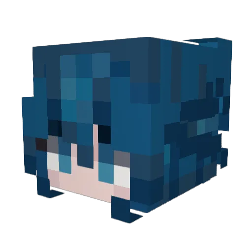 keyaki07 Minecraft avatar head, 3D render
