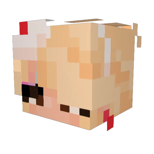 keyanna7 Minecraft avatar head, 3D render